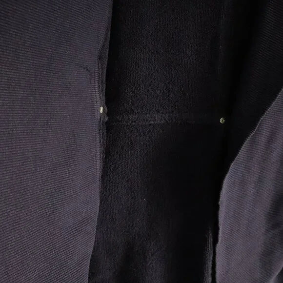 Wilfred Cocoon Open Front S Purple Raglan‎ Long Sleeve Collared Sweater Cardigan - Picture 8 of 11